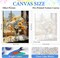 Paint by Numbers Kit for Adults Beginner – Flower Canvas Painting, DIY Acrylic & Watercolor Style Paint by Numbers, Home Wall Decor Gift 16x20 Inch